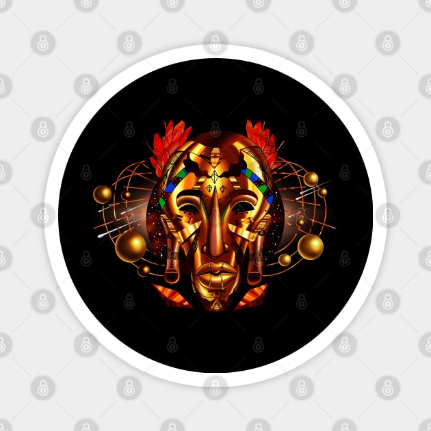 Akatok African God African Mask Magnet by kenallouis
